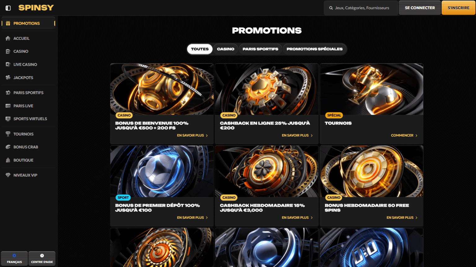 spinsy casino no deposit bonus